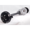 EV drive axle with hydraulic braking